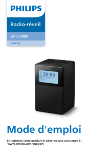 Mode d’emploi Philips TAR5100 Radio-réveil