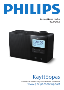 Käyttöohje Philips TAR5600 Radioherätyskello