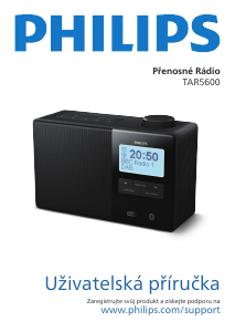 Manuál Philips TAR5600 Rádio s alarmem