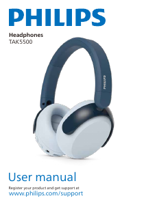 Bruksanvisning Philips TAK5500AL Hörlurar