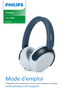 Mode d’emploi Philips TAK5500AL Casque