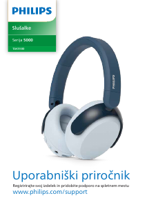 Priročnik Philips TAK5500AL Slušalka