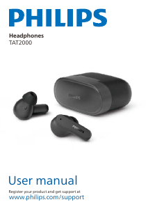 Handleiding Philips TAT2000BK Koptelefoon