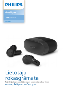 Rokasgrāmata Philips TAT2000BL Galvas tālrunis