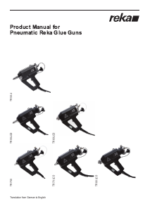 Handleiding Reka TR 60 LCD Lijmpistool