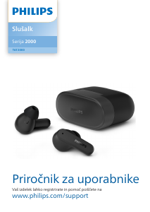 Priročnik Philips TAT2000PK Slušalka