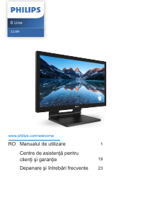 Manual Philips 222B9TA B Line Monitor LED