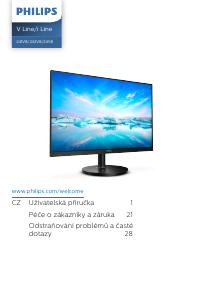 Manuál Philips 241V8LAB LED monitor