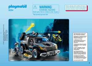 Manual de uso Playmobil set 9254 Adventure Pick up Dr. Drone