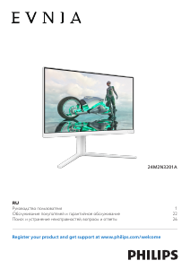 Руководство Philips 24M2N3201A Evnia LED монитор