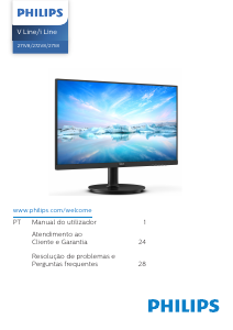Manual Philips 271V8AW Monitor LED