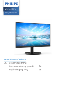 Brugsanvisning Philips 271V8AW LED-skærm