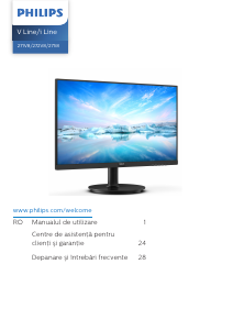 Manual Philips 271V8LAB Monitor LED