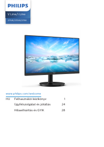 Használati útmutató Philips 271V8LAB LED-es monitor