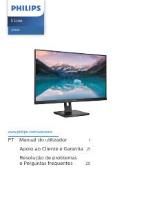 Manual Philips 275S9JML S Line Monitor LED
