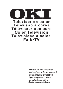 Manual OKI B32-AHP Televisor