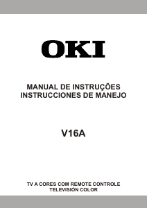 Manual OKI V16A Televisor LCD