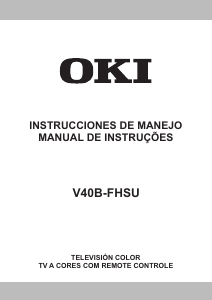 Manual OKI V40B-FHSU Televisor LCD