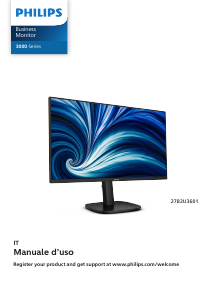 Manuale Philips 27B2U3601 Monitor LED