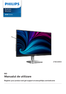 Manual Philips 27B2U6903 Monitor LED
