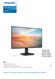 Priručnik Philips 27E1N1100A LED zaslon