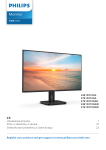 Manuál Philips 27E1N1100A LED monitor