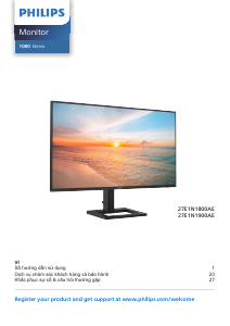 Hướng dẫn sử dụng Philips 27E1N1900AE Màn hình LED