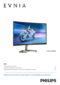 Priručnik Philips 27M1C5200W Evnia LED zaslon