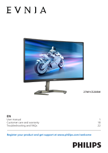 Manual Philips 27M1C5200W Evnia LED Monitor