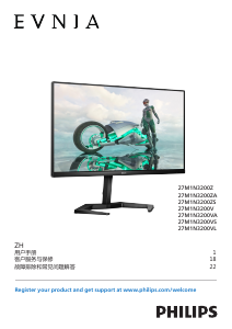 Hướng dẫn sử dụng Philips 27M1N3200ZS Evnia Màn hình LED