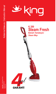 Kullanım kılavuzu King K 289 Steam Fresh Buhar temizleyicisi