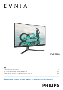 Priročnik Philips 27M2N3200A Evnia LED-zaslon