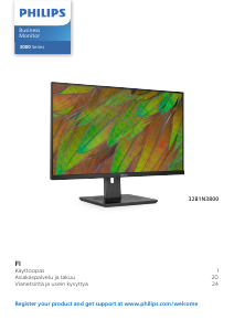 Käyttöohje Philips 32B1N3800 LED-näyttö