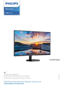 Panduan Philips 32E1N3100LA Monitor LED