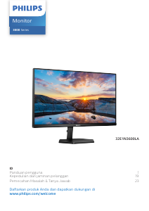 Panduan Philips 32E1N3600LA Monitor LED