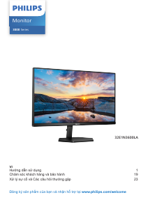 Hướng dẫn sử dụng Philips 32E1N3600LA Màn hình LED