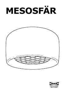 Kasutusjuhend IKEA MESOSFAR Lamp