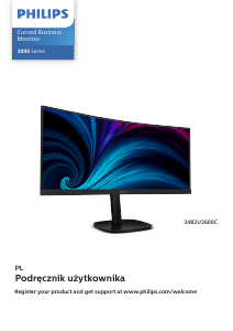 Instrukcja Philips 34B2U3600C Monitor LED