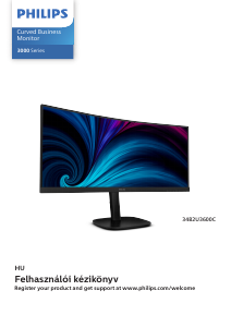 Használati útmutató Philips 34B2U3600C LED-es monitor