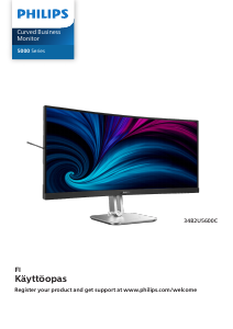 Käyttöohje Philips 34B2U5600C LED-näyttö