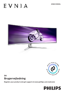 Brugsanvisning Philips 49M2C8900 Evnia LED-skærm