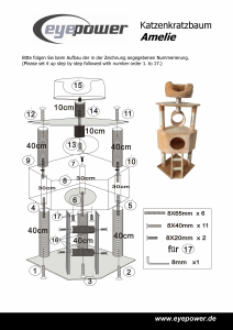 Bedienungsanleitung Eyepower Amelie Kratzbaum