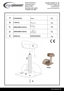 Manual Eyepower Cindy Cat Tree