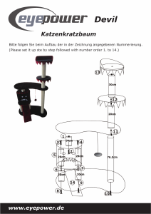 Brugsanvisning Eyepower Devil Kradsetræ