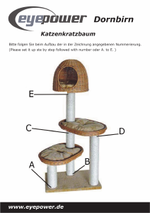 Kullanım kılavuzu Eyepower Dornbirn Kedi ağacı