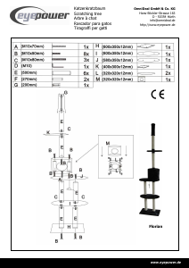 Hướng dẫn sử dụng Eyepower Florian Cây cho mèo