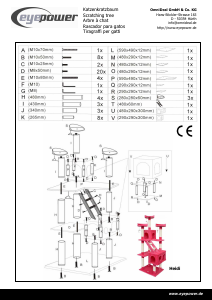 Kullanım kılavuzu Eyepower Heidi Kedi ağacı