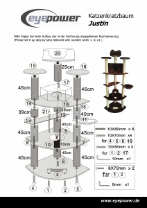 Hướng dẫn sử dụng Eyepower Justin Cây cho mèo