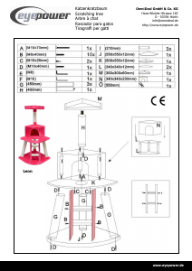 Manual Eyepower Leon Cat Tree