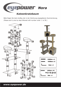 Manual Eyepower Nora Cat Tree